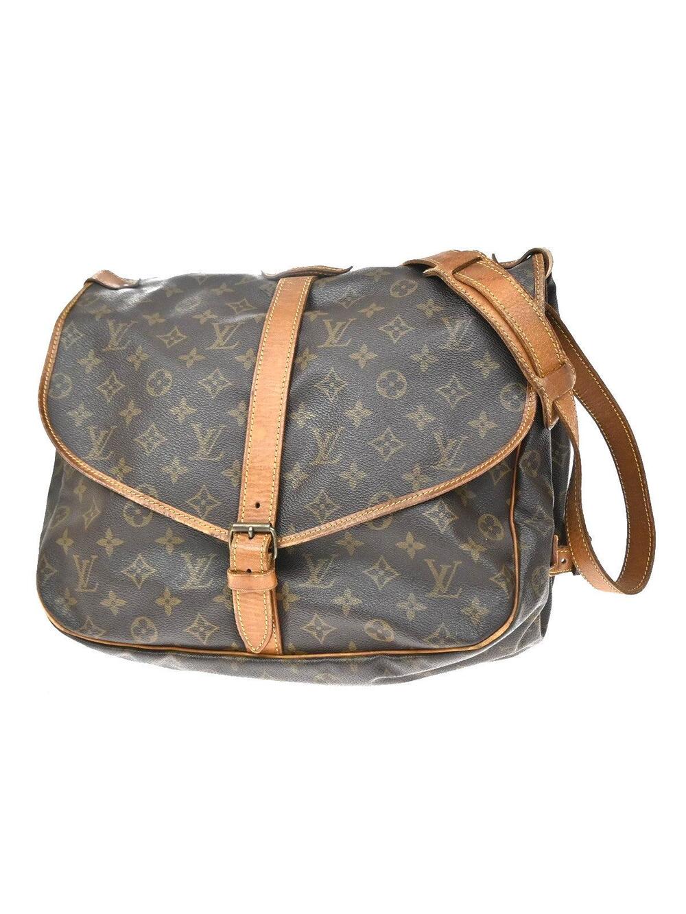 Louis Vuitton Saumur Handbag Canvas 35 #374982L76B